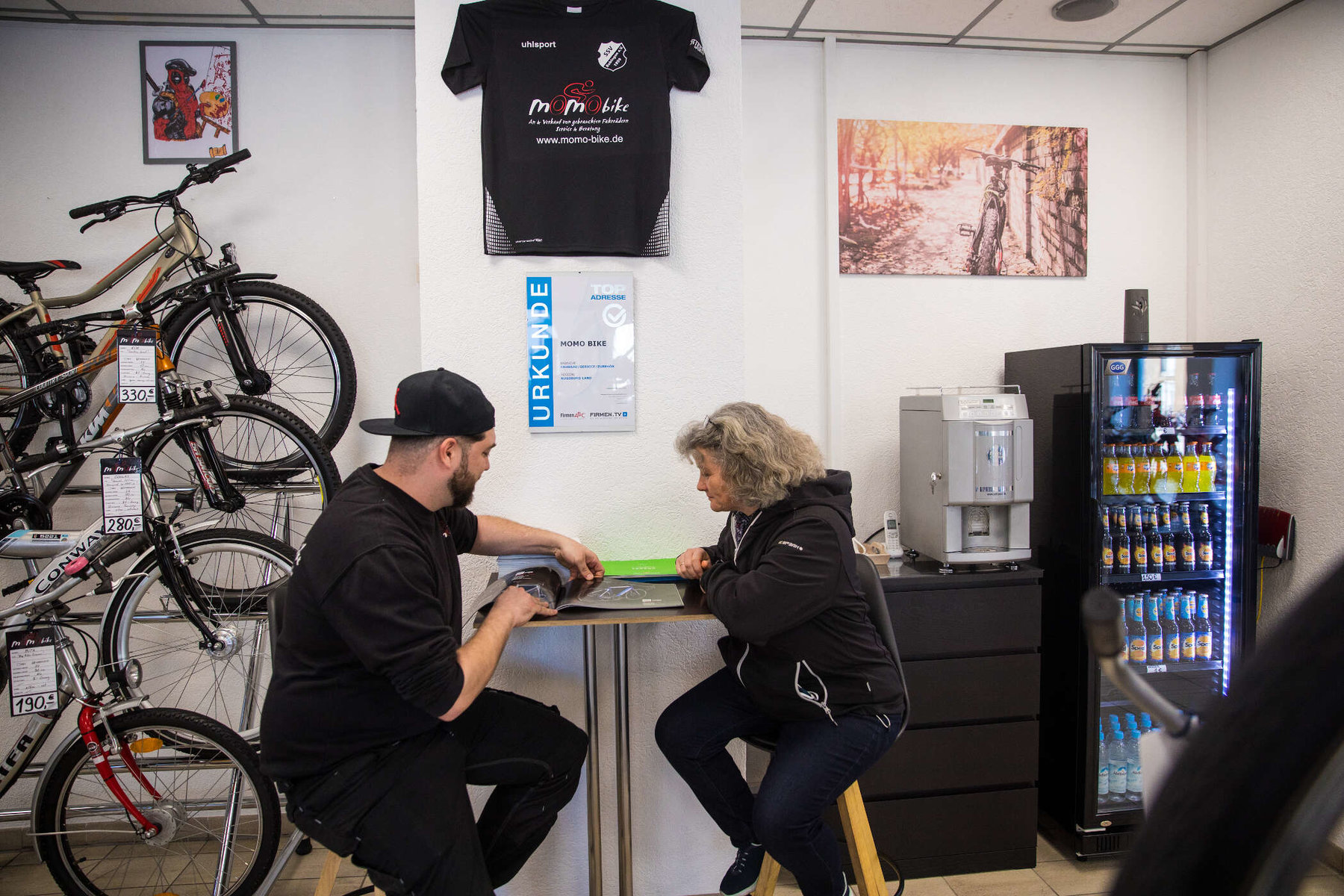 Kundenbetreuung von Momo Bike